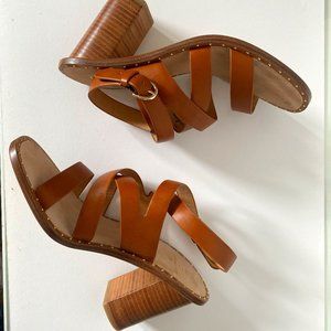 Joie Leather Heeled Strappy Sandals